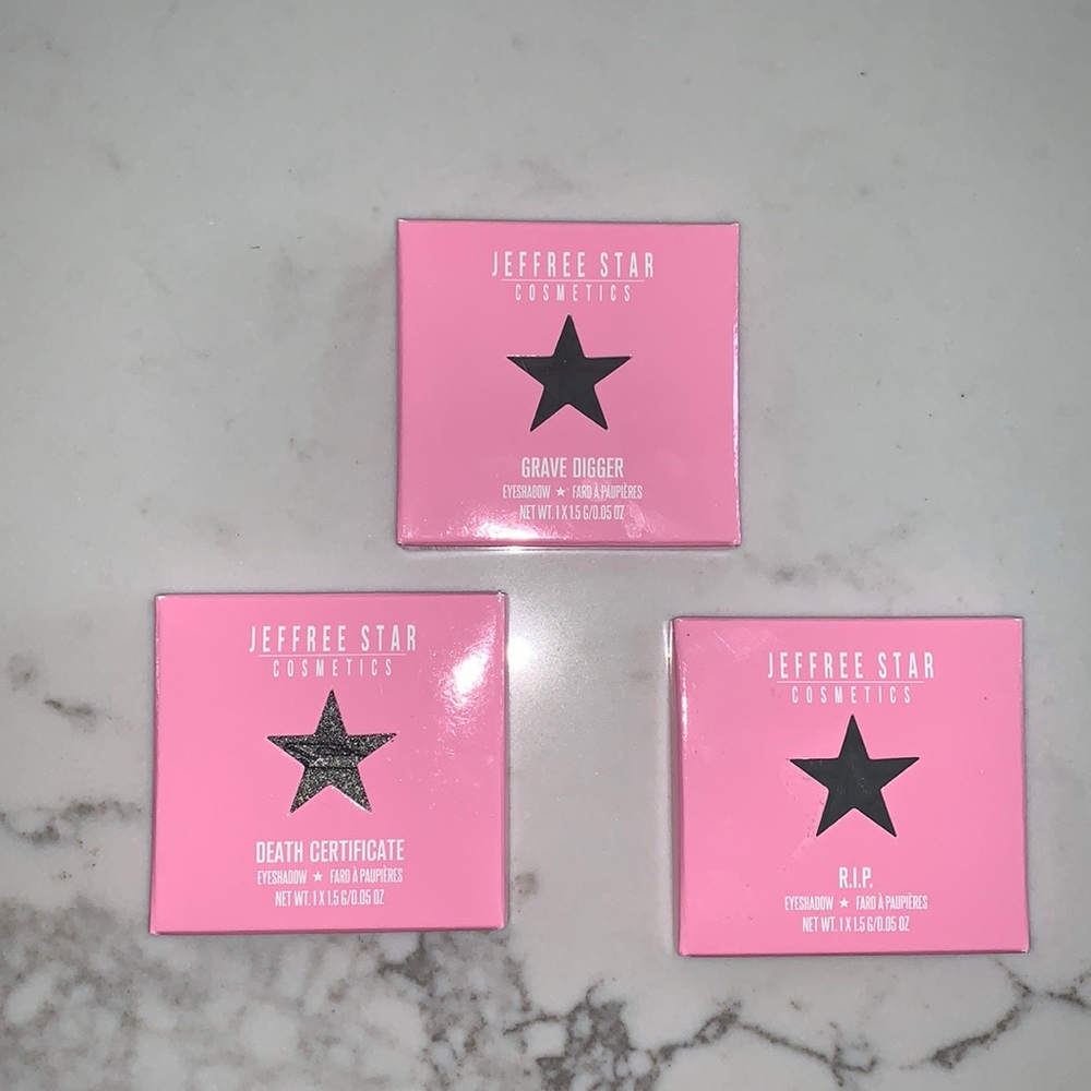 Jeffree Star NIP eye shadow bundle